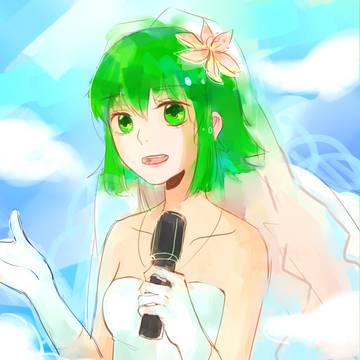 ウェディングドレスのgumi