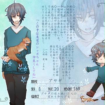 【零れ花】アサギ【登場人物】