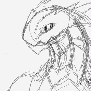 3DS-Doodles -- Dragon Design