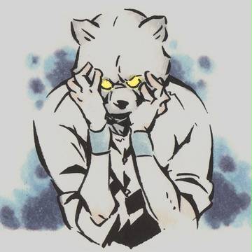 暗闇で光る目