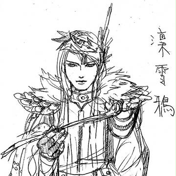 凛雪鴉らくがき