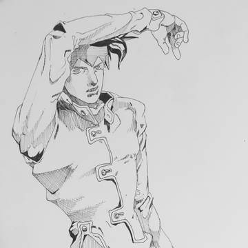 岸辺露伴 模写