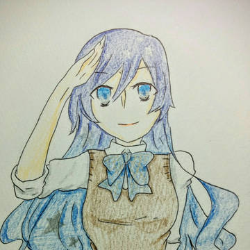 星空に敬礼