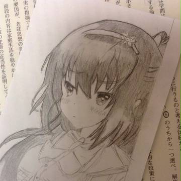 萌えペンのヒロインを書いてみた！