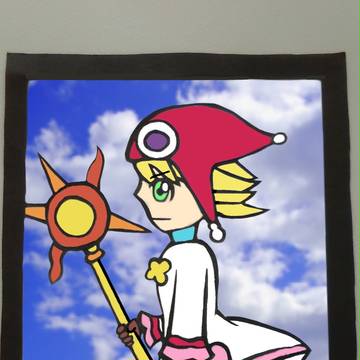 アミティHPB記念！　赤アミ切り絵×デジタル