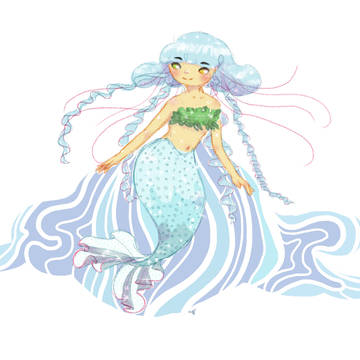 Jellyfish mermaid