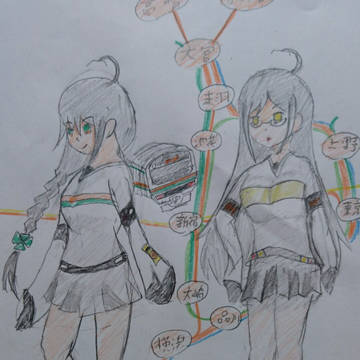 総武線E231とE231近郊型擬人化(2016年版)