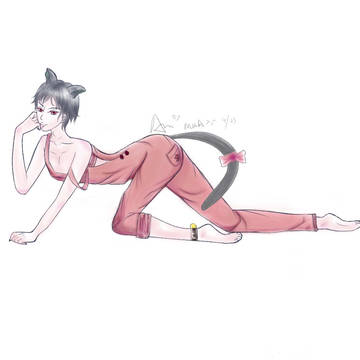 (〃ΦωΦ〃)ﾉ猫だ