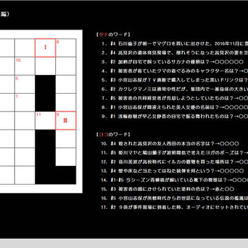 9係クロスワードパズル（Season11）