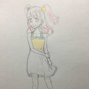 爽やか目指して描きました