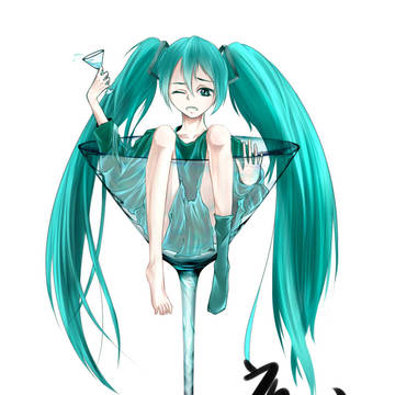 杯子里的……