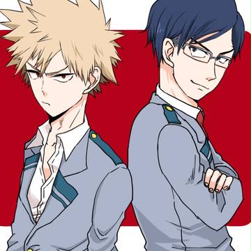 爆豪くんと飯田くん