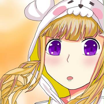 オリキャラにラブクマパーカー