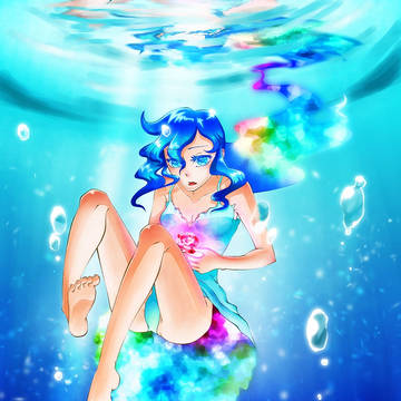 水面下の煌めき