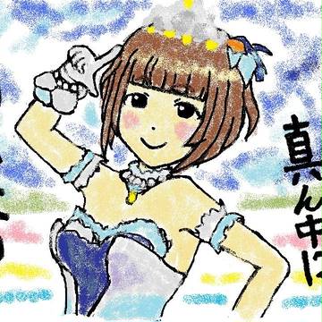 喜多見柚　総選挙応援イラスト3