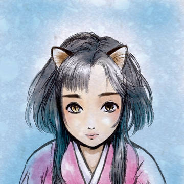 狸と紅葉