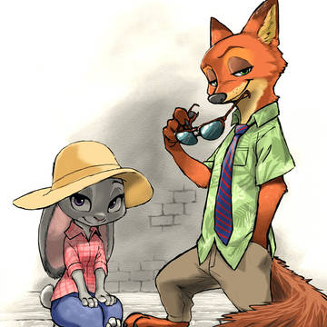 ずるいウサギとまぬけなキツネ