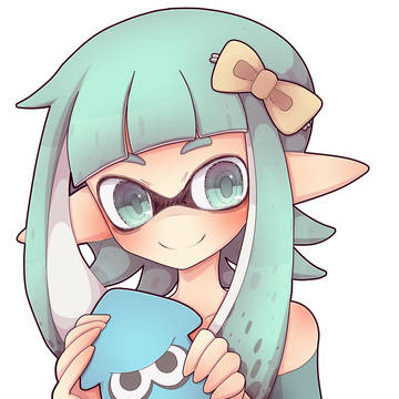 緑イカちゃんと青イカ