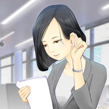 働くお姉さん