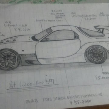 FD3S 5型 エアロ図解