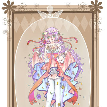花束ドレスとフラワードーム