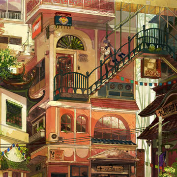 大熊猫商店街