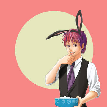 击鼓传画#7。兔子先生