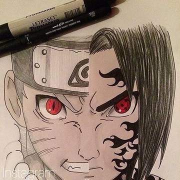 Naruto and Sasuke