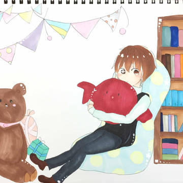 お部屋で