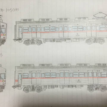髙海電気鉄道1000形•1050形(上)1500形(下)