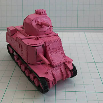 工作用紙でM3リー作ってみた