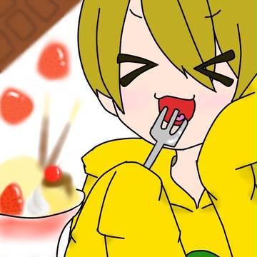 パフェを食べる十四松