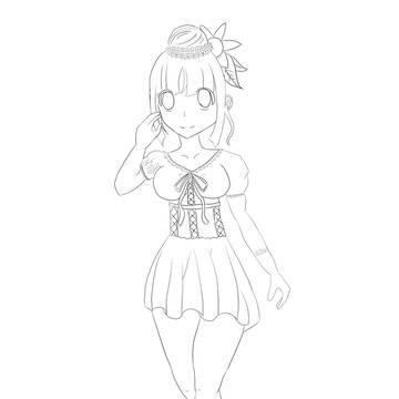 線画です