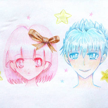 ピンクとブルー