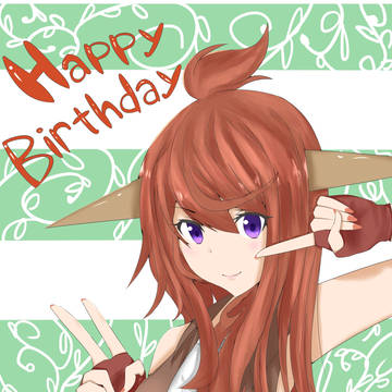 友達のHappy Birthday