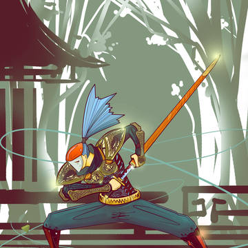 A swordsman