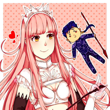 Queen Medb and Cú Chulainn