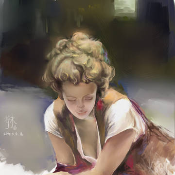 油画 临摹