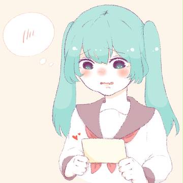 照れるミクさん
