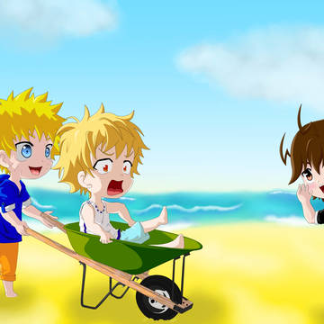 Naruto, Yukine & Kakeru