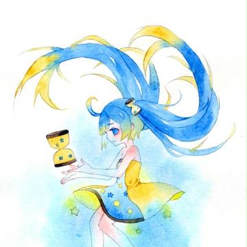 添加了各种元素的miku