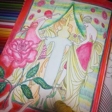 大人の塗り絵「パリのアール・デコ ファッションBOOK」