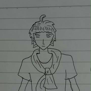 適当に描いた落書きオリキャラ