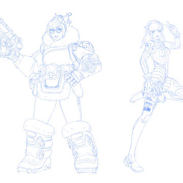 Mei and D.Va