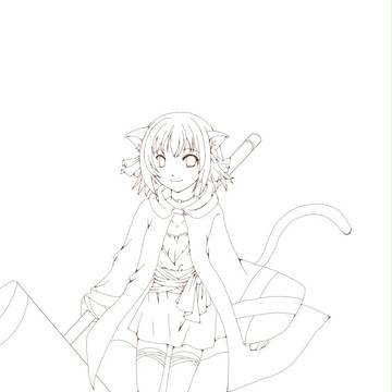 オリジナル 猫族の女の子