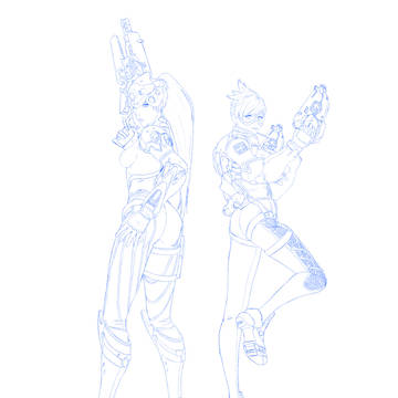 Widowmaker and Tracer