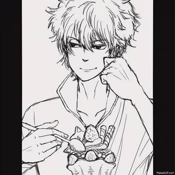 銀魂交換繪GIF
