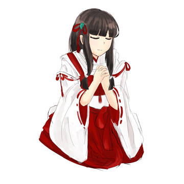 落書き巫女