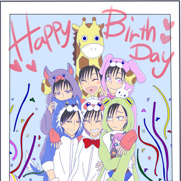 6つ子 誕生祝い