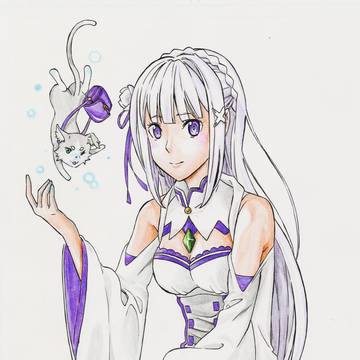 エミリアとパック